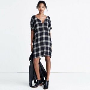 Madewell Buffalo Plaid Shift Dress